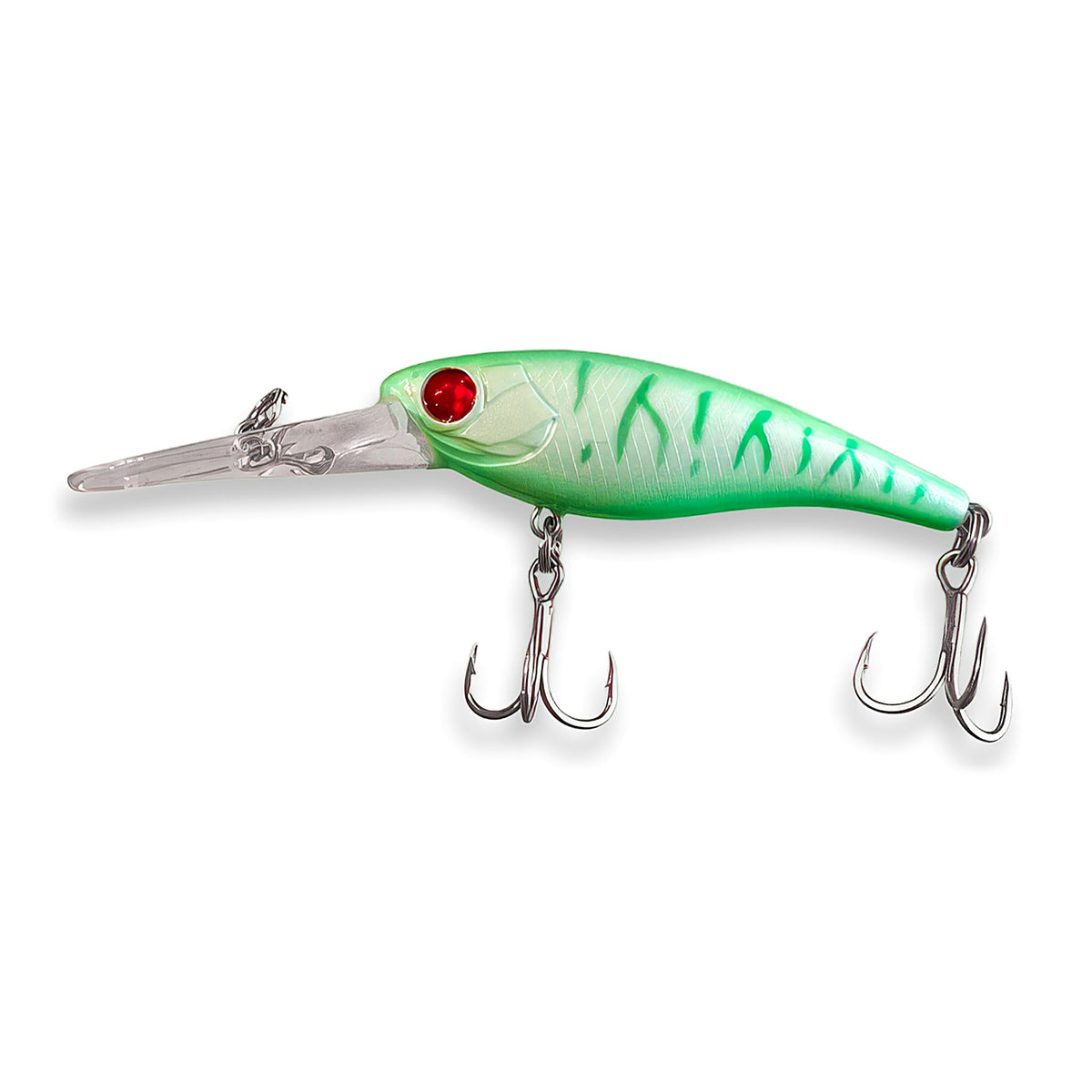 S Tackle Shake and Dance 60mm hard body shad in Green Truths