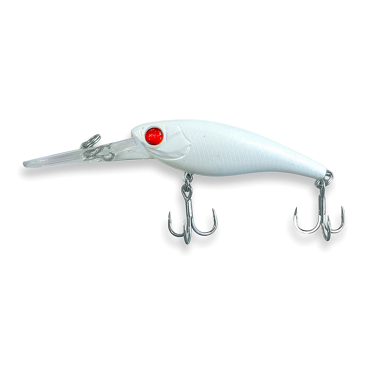 S Tackle Shake and Dance 60mm hard body shad in White Pearl