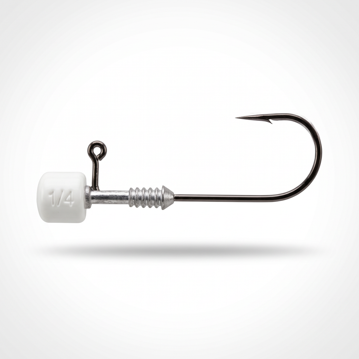 S Tackle Switch Drop Shot Head in White glow