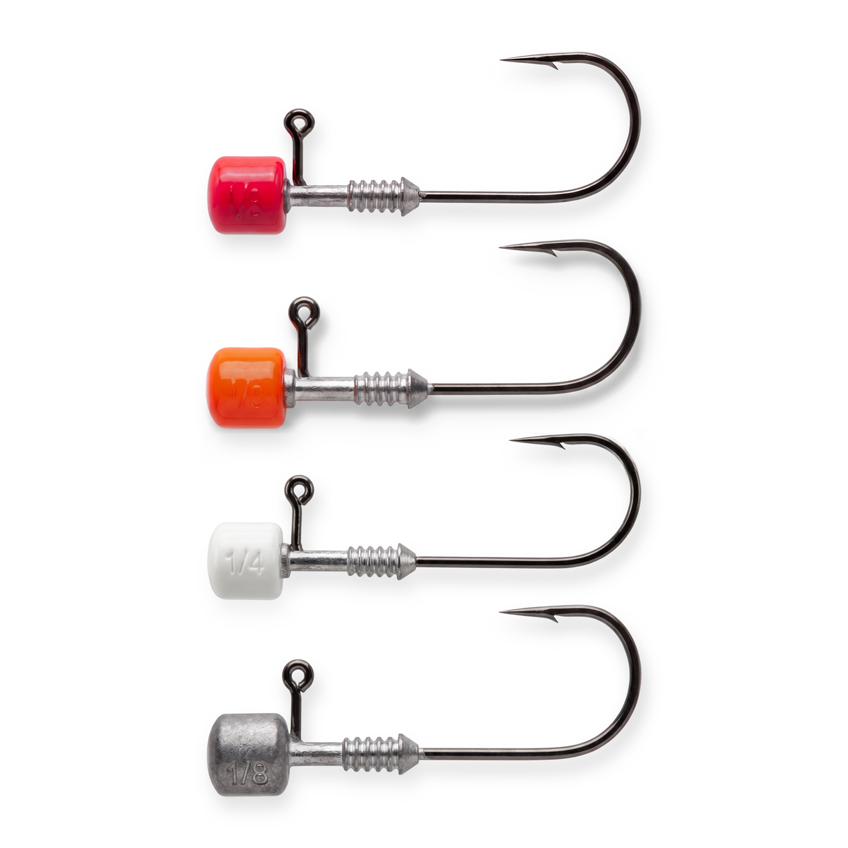 S Tackle Switch Mushroom Heads in Pink, Orange, White and Raw - heads only, hooks sold separately
