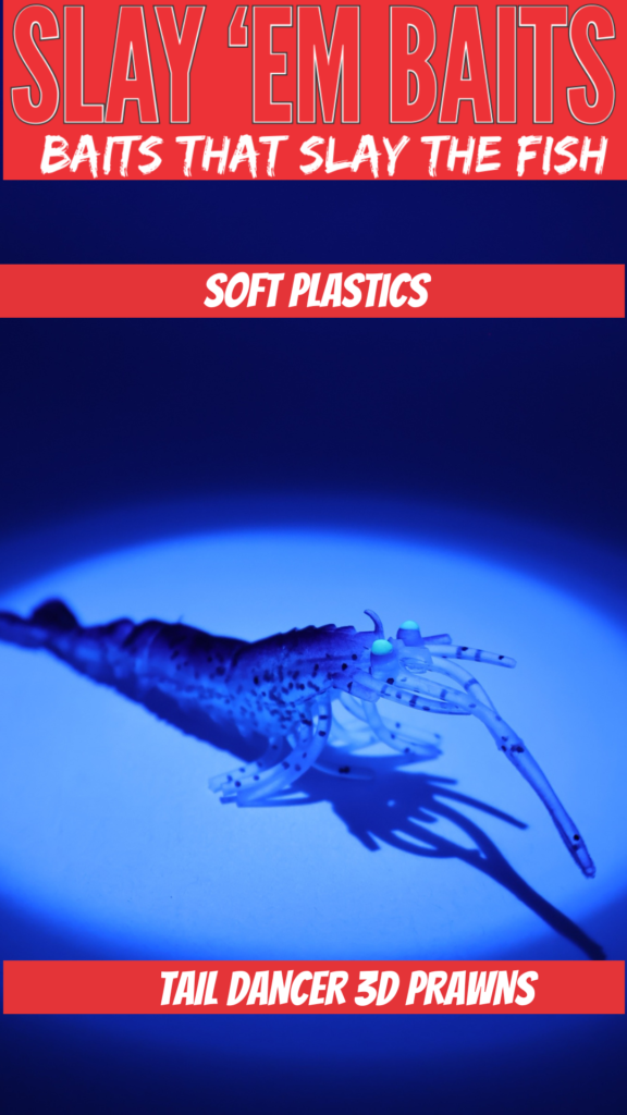 soft plastics 3d prawns